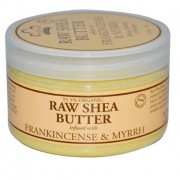 زبدة الشيا الخام  Raw Shea Butter Infused with Frankincense & Myrrh 113g
